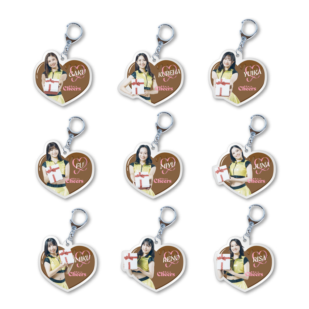 89ERSチアーズアクリルキーホルダー チョコver. 詳細画像 1